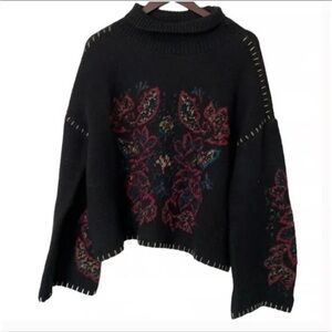 Shyanne Women's Multicolor Paisley Turtleneck Sweater